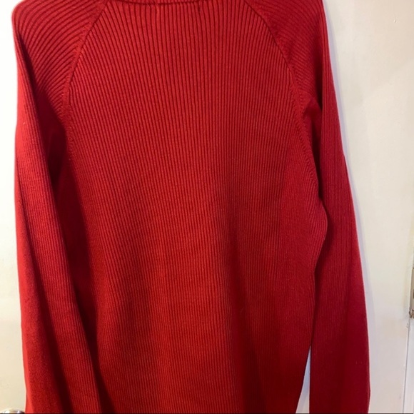 INC 1/4 Zip Red Sweater - Picture 6 of 6